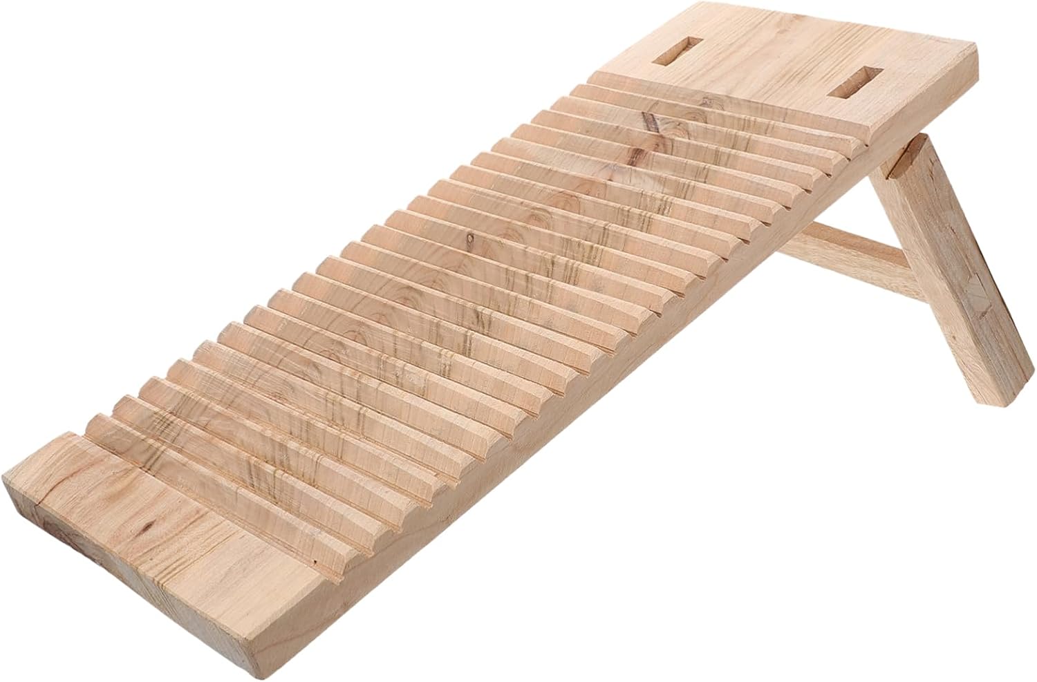 Wood Washboard for Hand Washing Clothes, 50x20cm