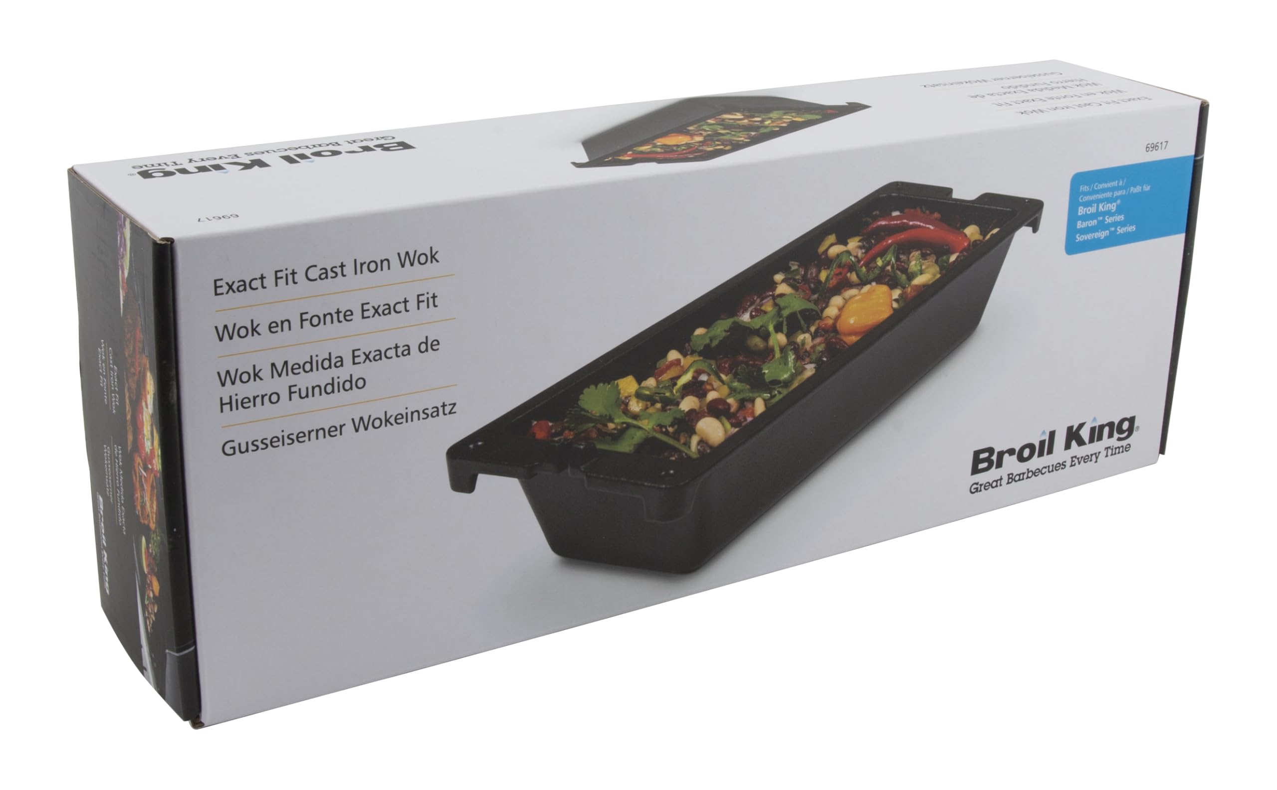 Broil King 69617 Grillzubehör Outdoor/Wok, Schwarz