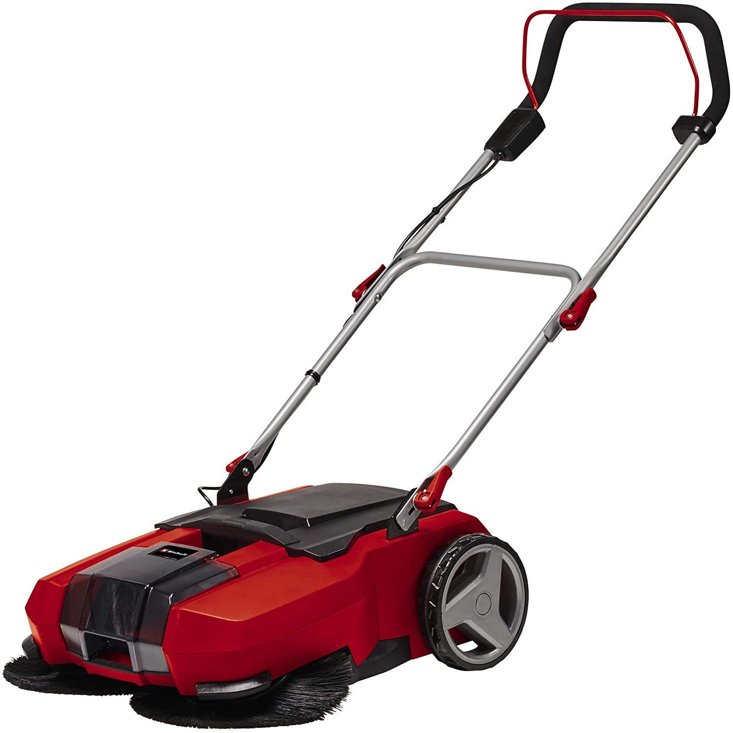 Einhell Spazzatrice a Batteria Te-Sw 18/610 Li-Solo Power X-Change + Power-X-Change Starter Kit, Caricabatteria e Batteria da 4000 mAh Li-Ion, Nero, Rosso