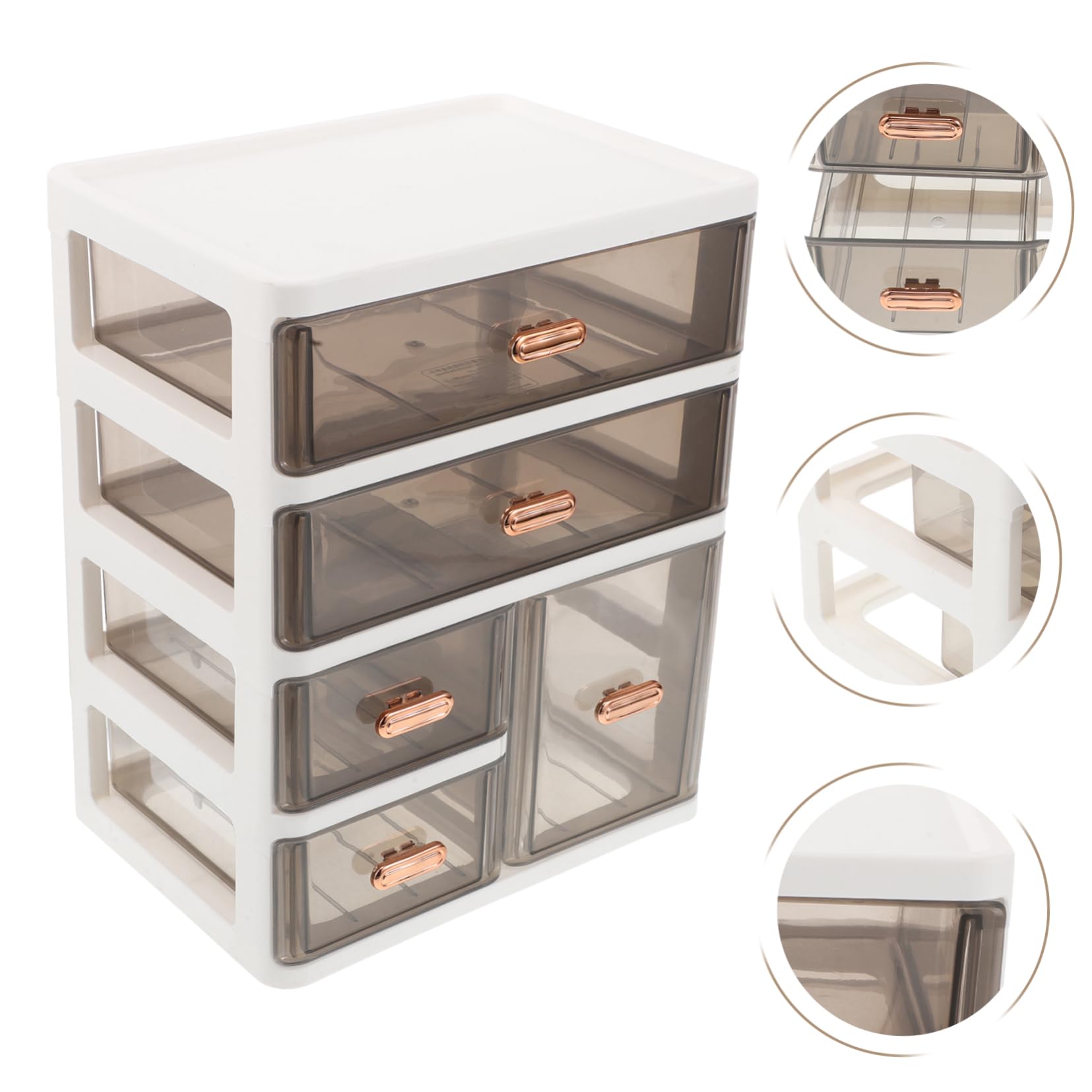 Organizador y con Escritorio Cajones Transparente Capas para Maquillaje