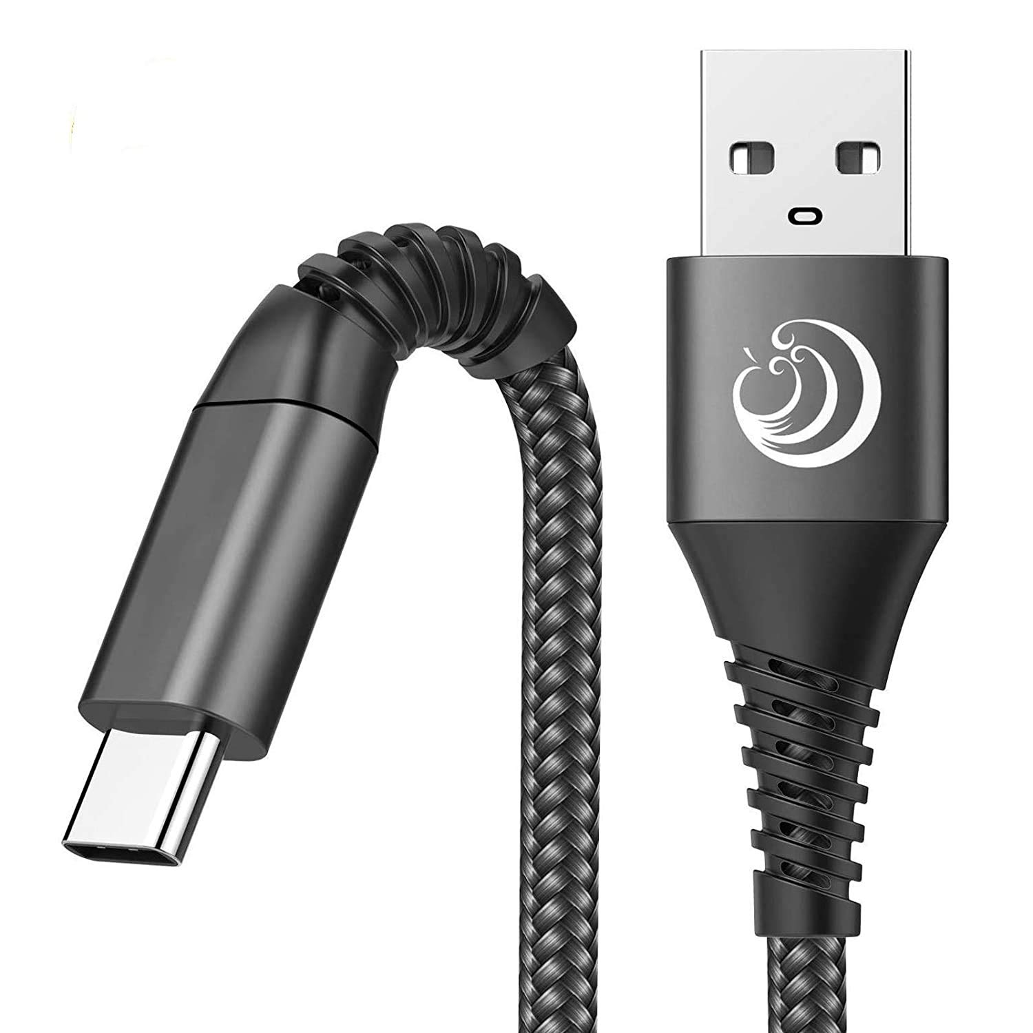 Cavo USB C, Cavo USB Tipo C [1M+2Metri/2Pezzi] Caricabatterie Cavetto USB cellulare C 3A Filo Caricatore Carica Ricarica Rapida Cavo USB Type-C per Samsung Galaxy S20 S21 S8 A41 A52 A71,Xiaomi,Sony