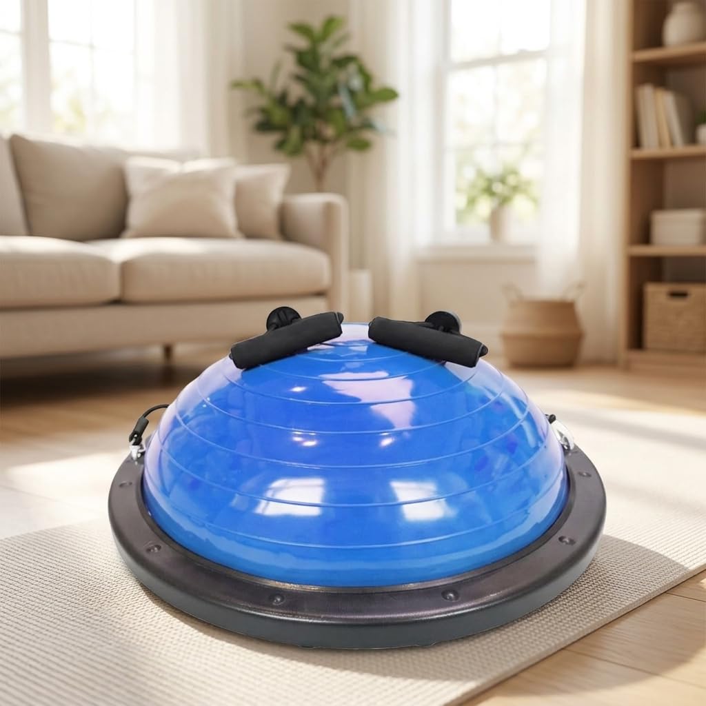 Sharplace Balón Ejercicio para Equilibrio y Core con Material PVC y Base Resistente para Rutinas Flexibilidad y Relajación Muscular en Casa para Mejorar