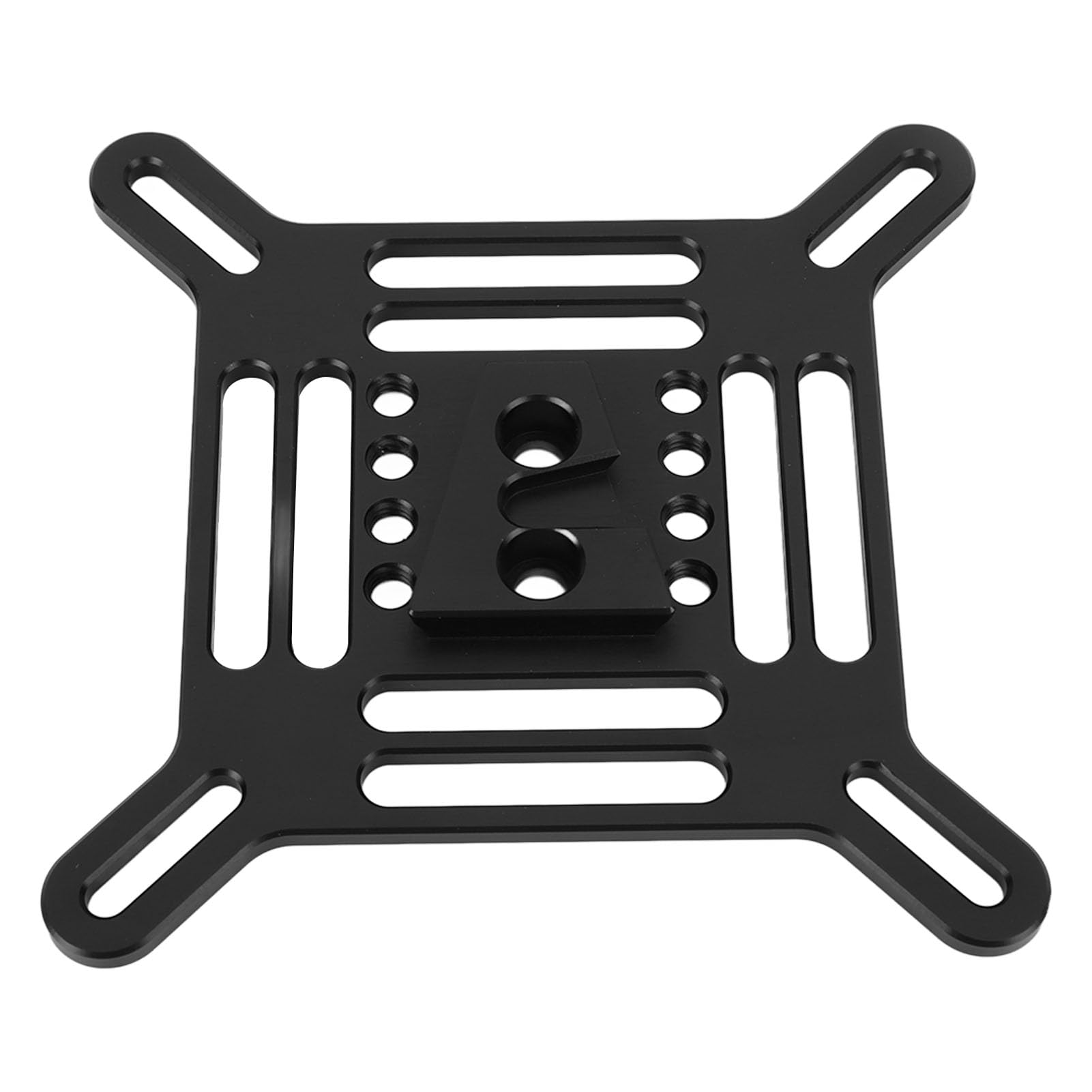 Alomejor Piastra Adattatore Vesa per Gabbia Fotocamera, 75x75mm, 100x100mm