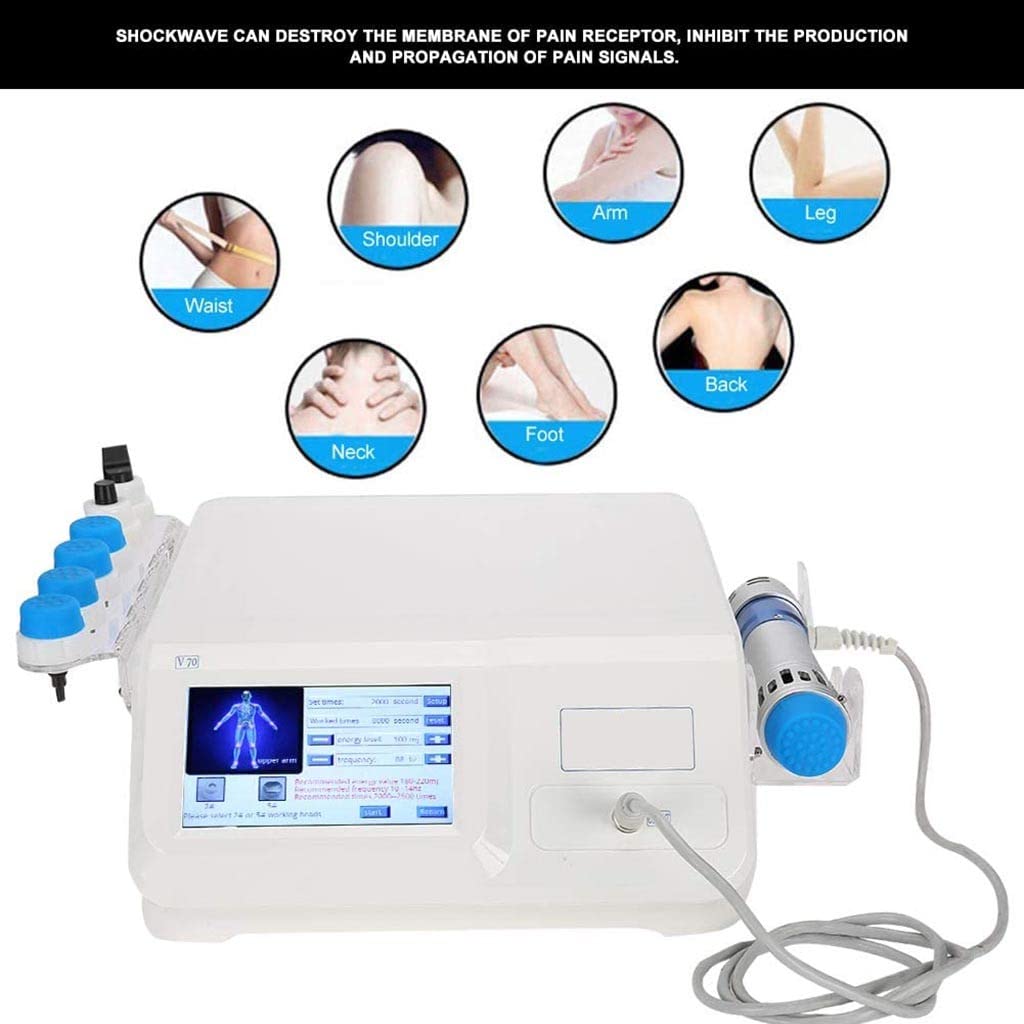 Macchina Per Massaggio Muscolare Ad Onde D'urto, Massaggiatore Extracorporeo Per Terapia Ad Onde D'urto ED Dispositivo Per Terapia Elettromagnetica Per Percussioni Di Tessuti Profondi Body Relax