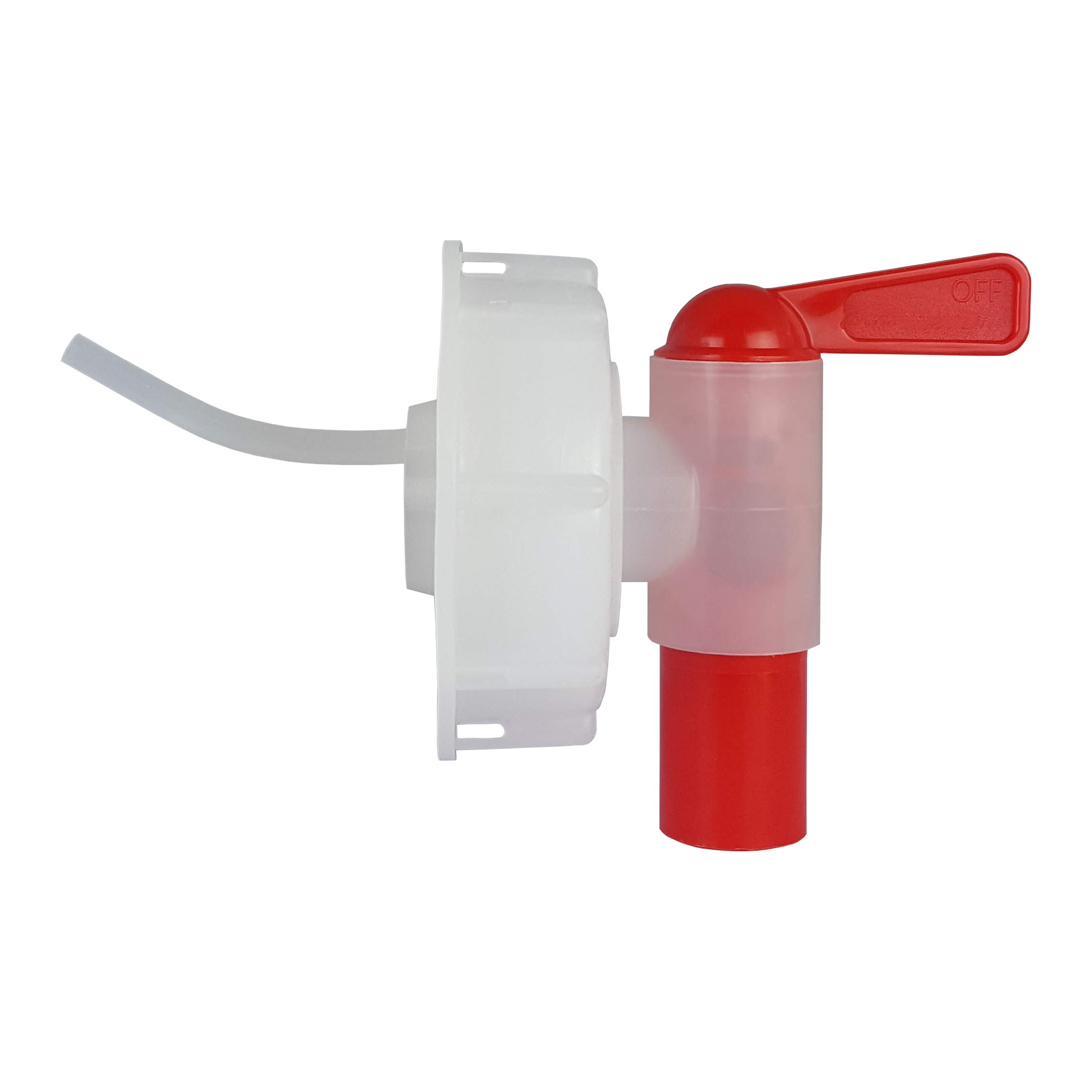 Garrafa con Grifo 25 litros Blanca. Apta para uso alimentario. Boca ancha. Idónea como depósito de agua potable. Resistente a químicos. (2 Unidades).