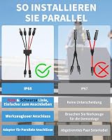 enernova Napelem Y Elosztó 4-6mm² IP68 Vízálló Napelemes Kábel 30A 1500V 5