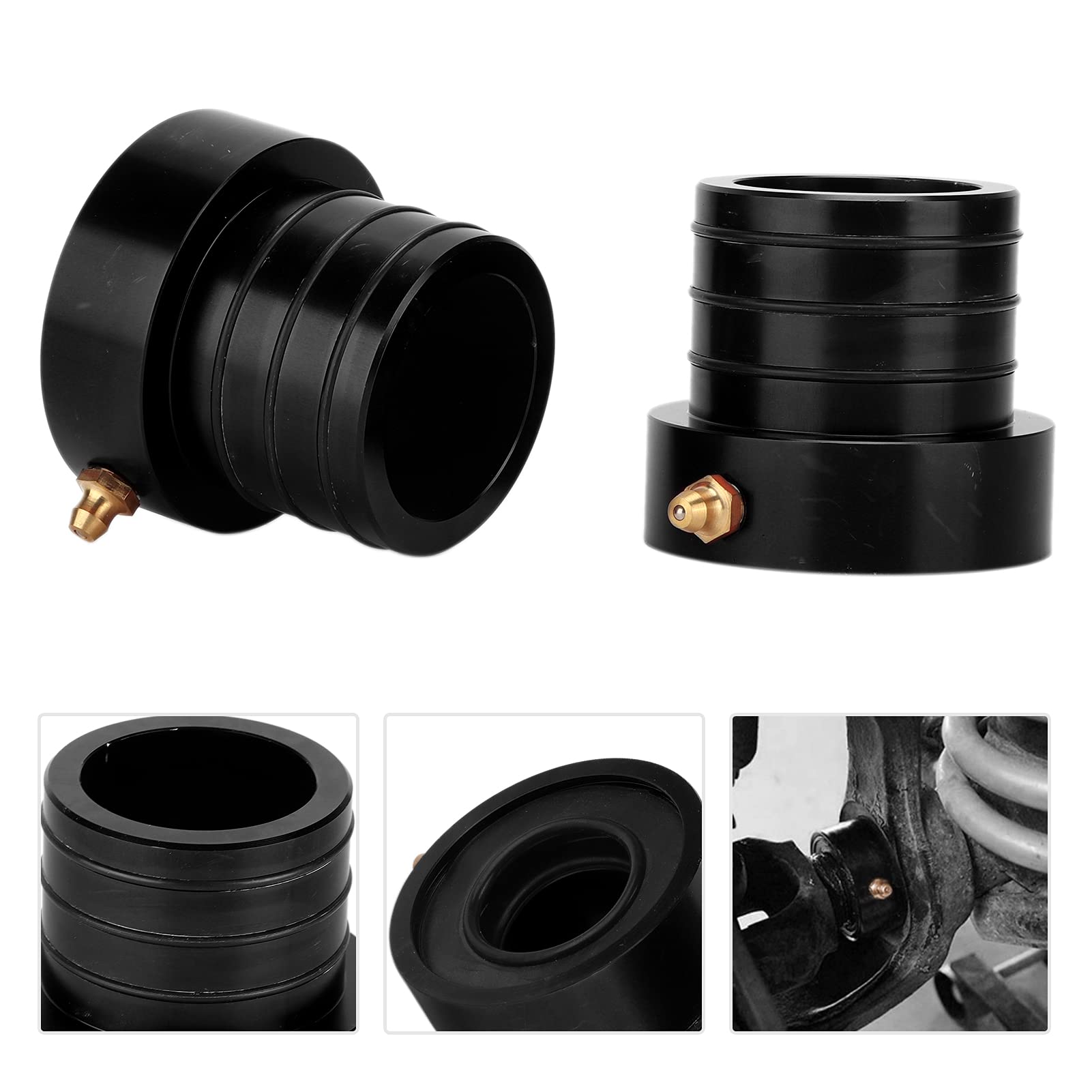 Kit de Sello de Tubo del Eje Delantero MG21103 par de Repuesto para Grand Cherokee Dana 30 44 1984 2001 (BLACK)