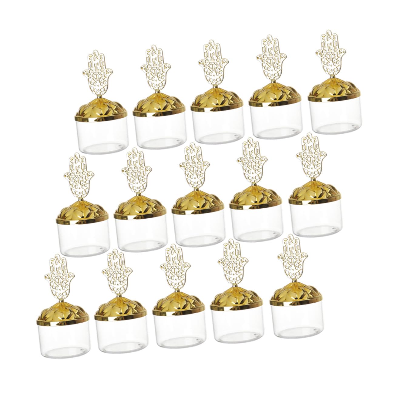 Scatole Porta Confetti Matrimonio in Plastica Riutilizzabile 24 Pezzi con Coperchio Trasparente Design Elegante per Feste e Celebrazioni con Comodo Spazio di Conservazione