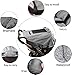 Stroller Sun Shade - UPF 50+ Universal Stroller UV Protection Cover for Baby with See Through, Waterproof Sun Cover for Stroller, Stroller Sunshade Extender, Joggers & Stroller Accessories for UV