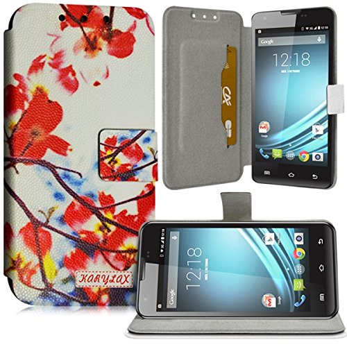 KARYLAX Seluxion - Etui Support Porte-Carte Universel M avec Motif KJ12 pour Kazam Thunder² 4.5L