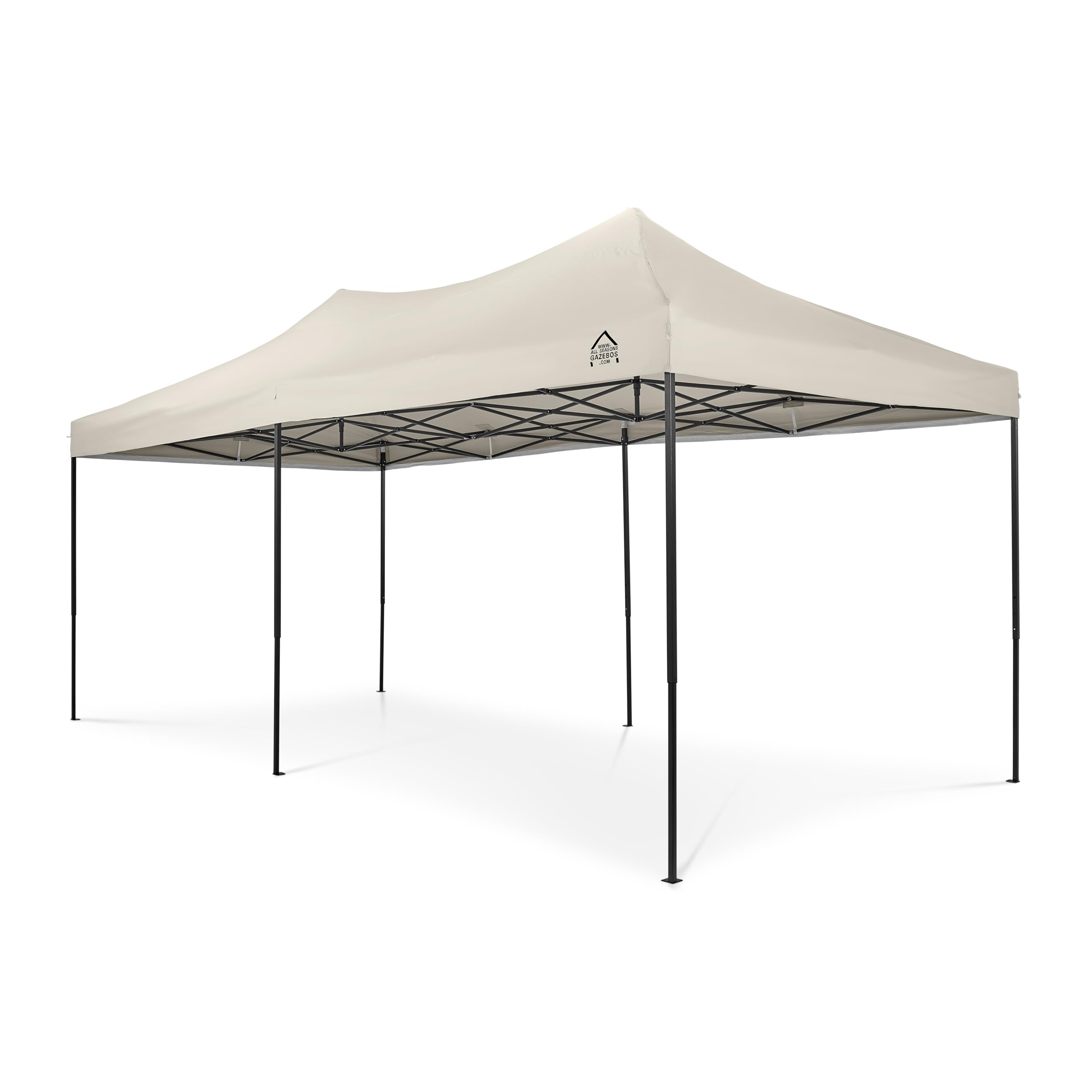 All Seasons Gazebos 3x6 w pełni wodoodporny rozkładany pawilon z akcesoriami - kremowy