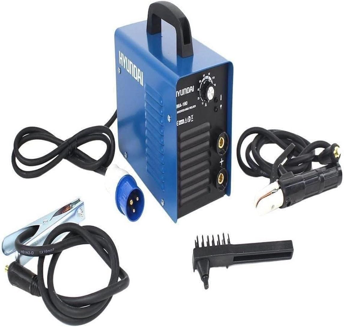 Hyundai HYMMA-160 160Amp MMA/ARC Inverter Welder, 230V Single Phase