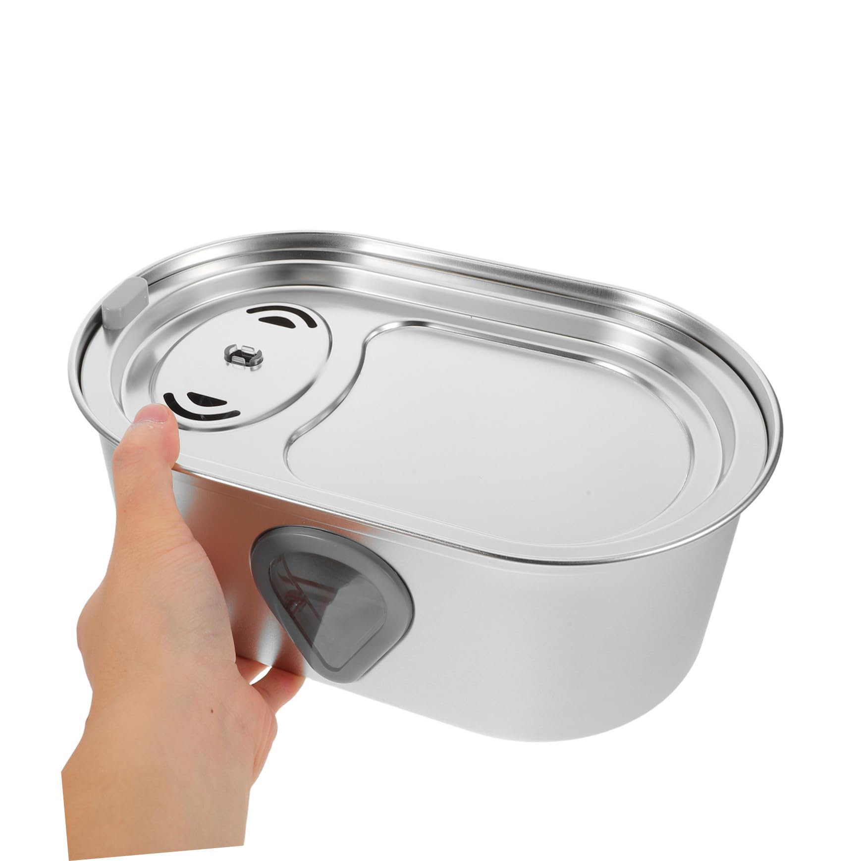 VANZACK Fuente De Agua Automática para Mascotas De Acero Inoxidable De Bebedero Automático Dispensador De Agua para Gatos y Perros Pequeños