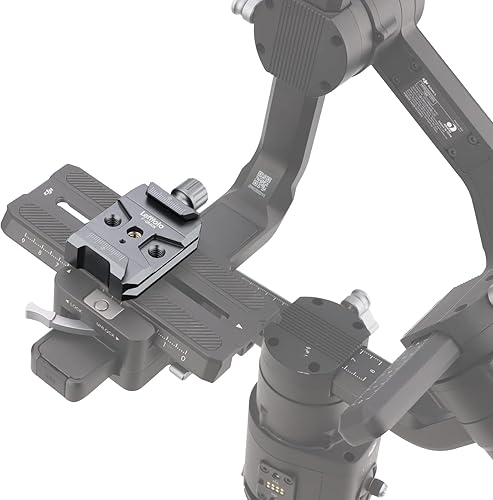 Miniatura 9 de Abrazadera de liberación rápida, base QR, abrazaderas de montaje para cámara Arca-Swiss estándar compatible con DJI Ronin S 2/3/3-pro/c2 cardán para