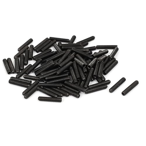 IIVVERR DIN916 M20197x0472in - Juego de llaves hexagonales 109 de grado metálico 100 piezas DIN916 M20197x0472in Metal Grado 109 enchufe hexagonal