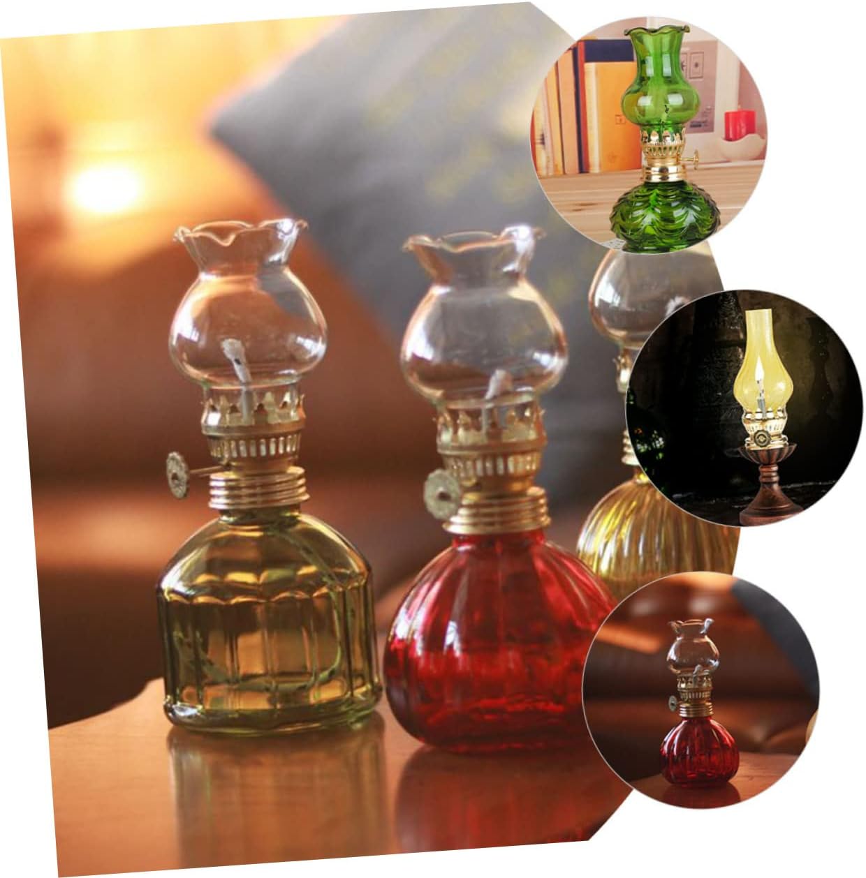 20pcs Kerosene Lamp Wick Holder Replaceable Wicks Vintage Oil Lamp Parts for Home Use and