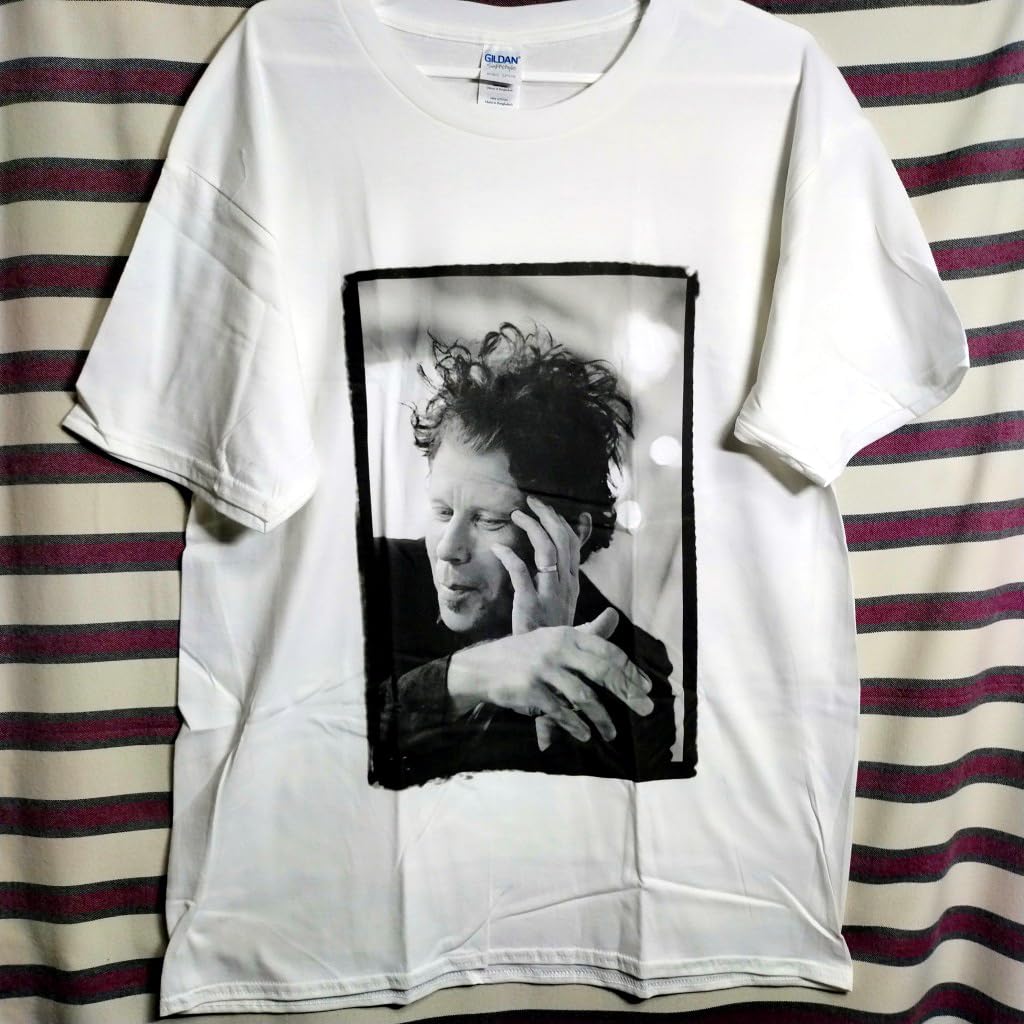 Amazon.co.jp: トムウェイツ Tom Waits ビッグプリントバンドTシャツn