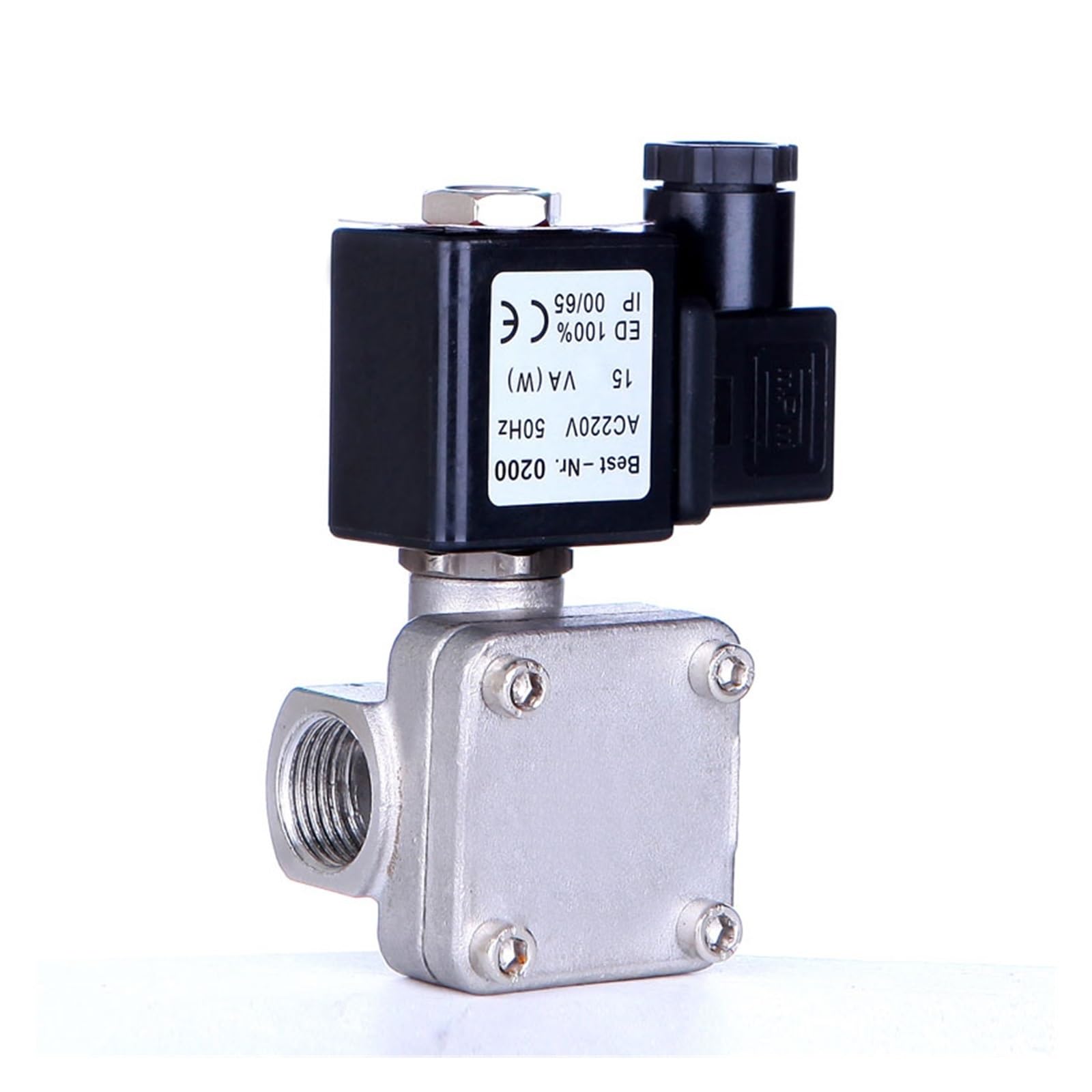 Électrovanne haute pression inox 1/2 po 220V alternative filetée G