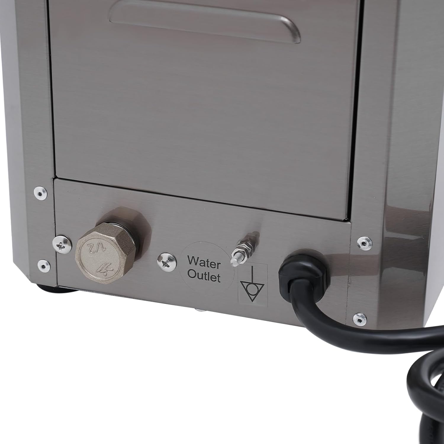 Hot Water Dispenser, 10L Commercial Electric Water Boiler Warmer 1800W Adjustable Temperatures LED Screen Display Tabletop Hot Water Machine for Living Room, Bedroom, Cafe, Milk Tea Shop