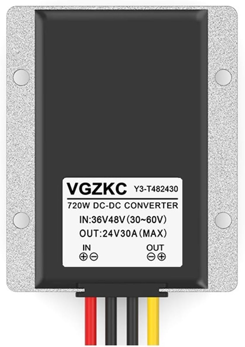 36V48V to 24V 1A~30A DC Power Supply Step-Down 30-60V to 24V Automotive Power Supply DC-DC Converter(48V to 24V 22A Y2)