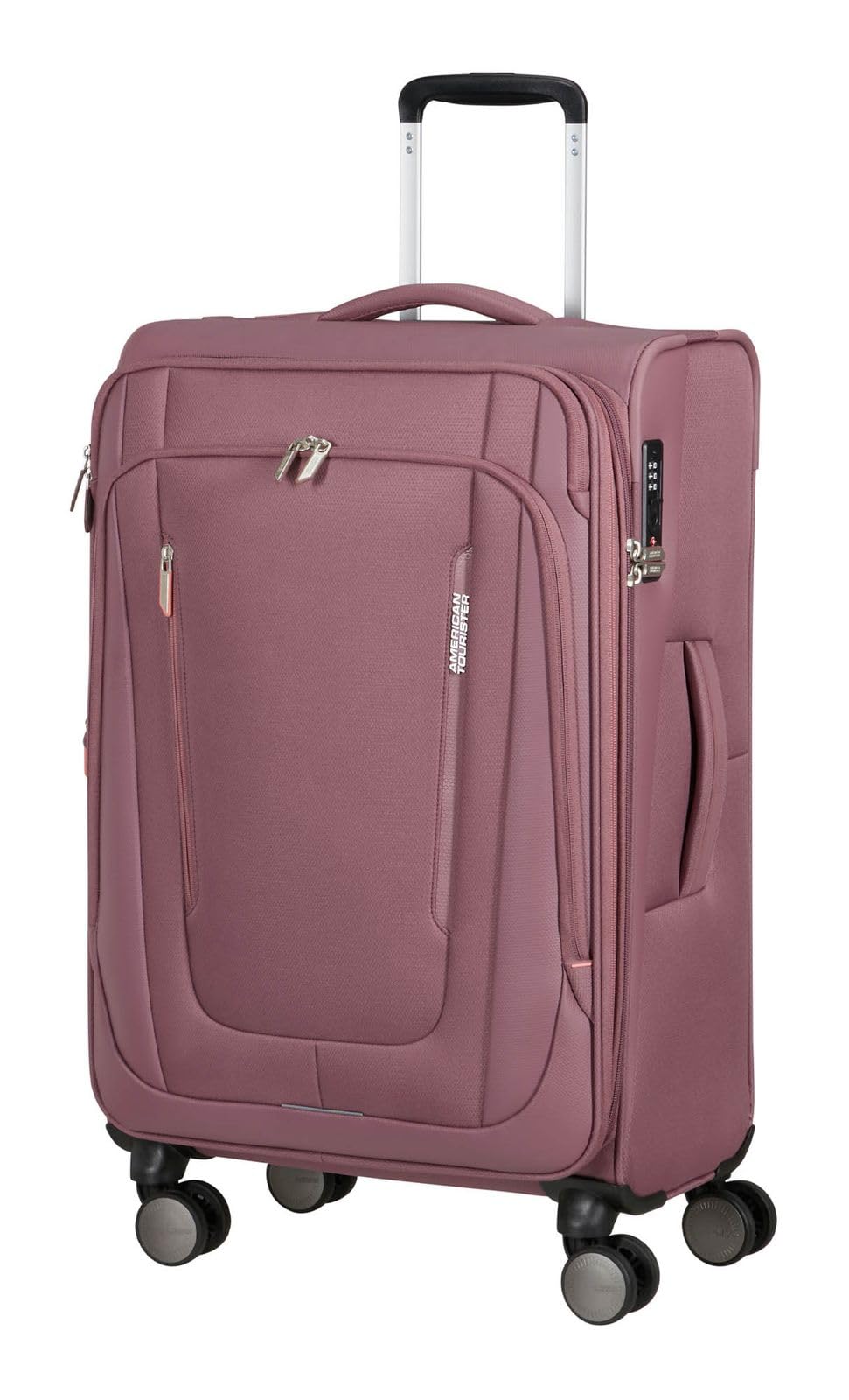 American Tourister carrello Wanderlite Spinner Exp. TSA Galactic Mauve malva