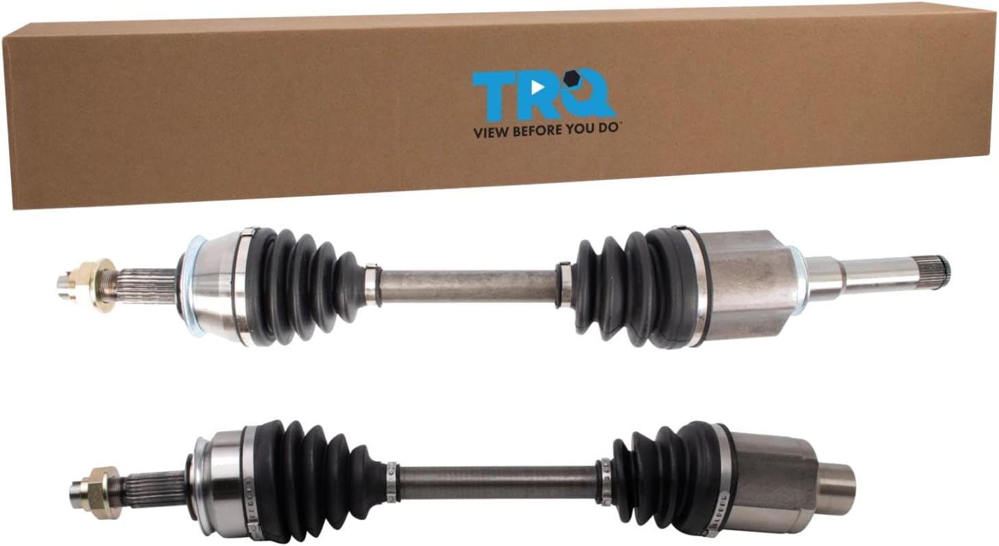 TRQ Front CV Axle Shaft Assembly Set Driver & Passenger Side Compatible with 2013-2019 Buick Encore 2015-2021 Chevrolet Trax