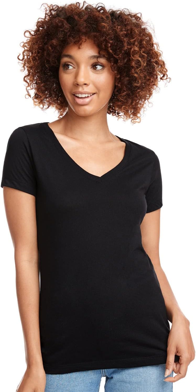 Next Level Ladies' Ideal V XL BLACK