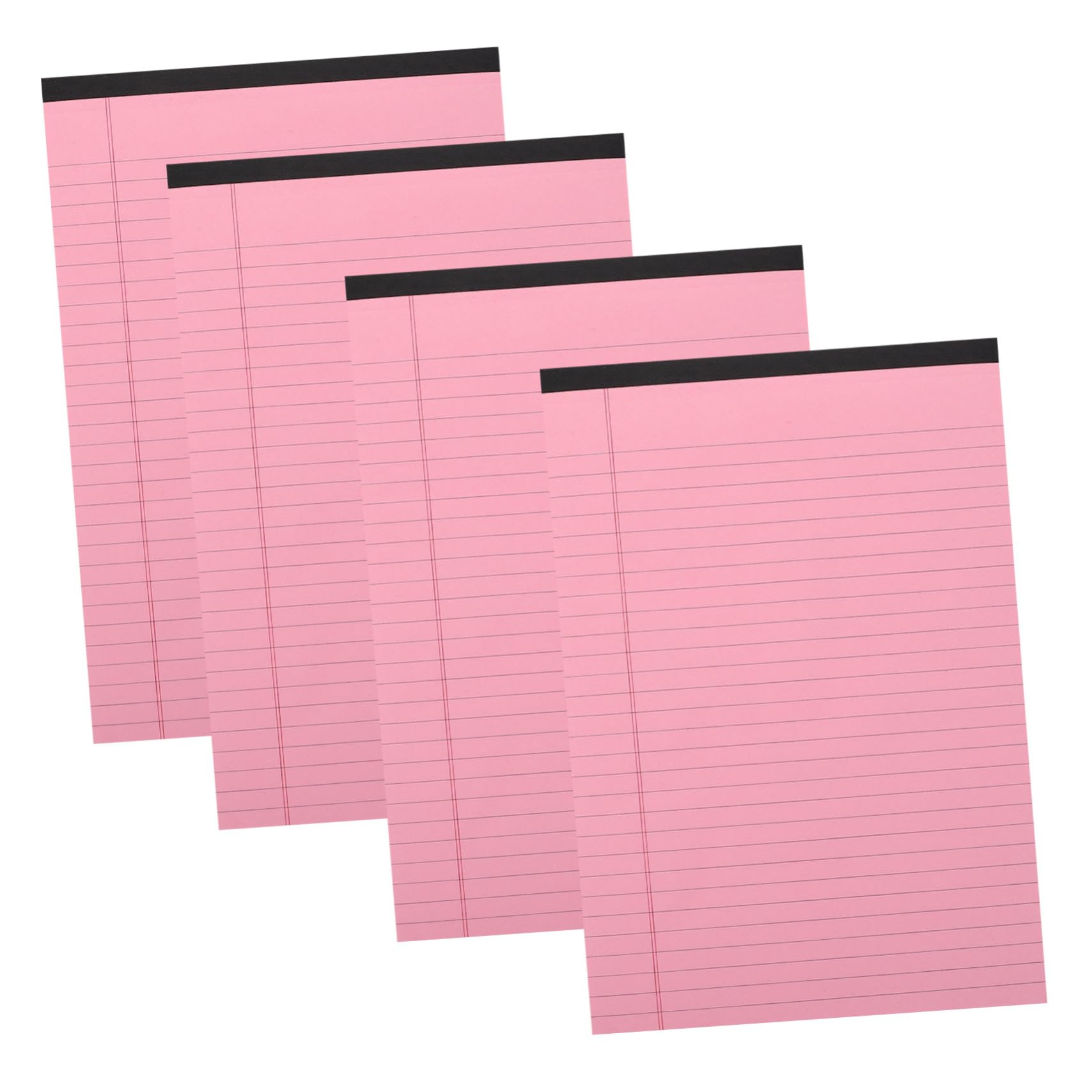 Bloc-notes A4 papier ligné à colonnes détachables Homoyoyo rose - 8
