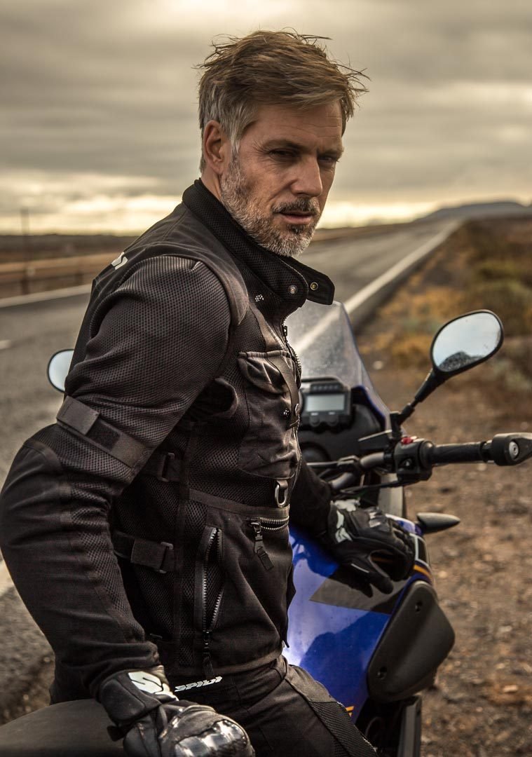 SPIDI Blouson Textile Multitech Armor Evo, Noir, Taille M