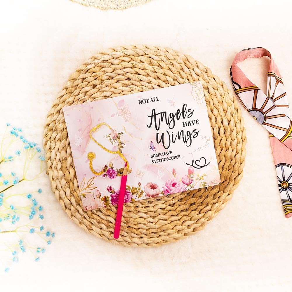 Nurse Gifts for Women Appreciation Set Nurses Week Set Graduation Christma Female Student with Canvas Beach Tote Bag Tumbler