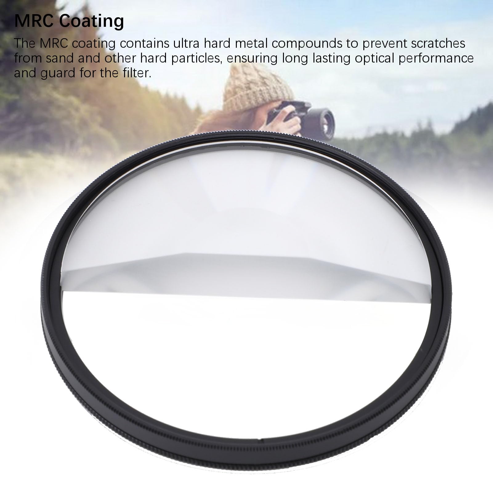 HALO SWIRL CAMERA FILTER, PRISMA-EFFECT MRC COATING VOOR PORTRET-LANDSCHAPFOTOGRAFIE, WATERDICHT EN VETBESTENDIG (82MM