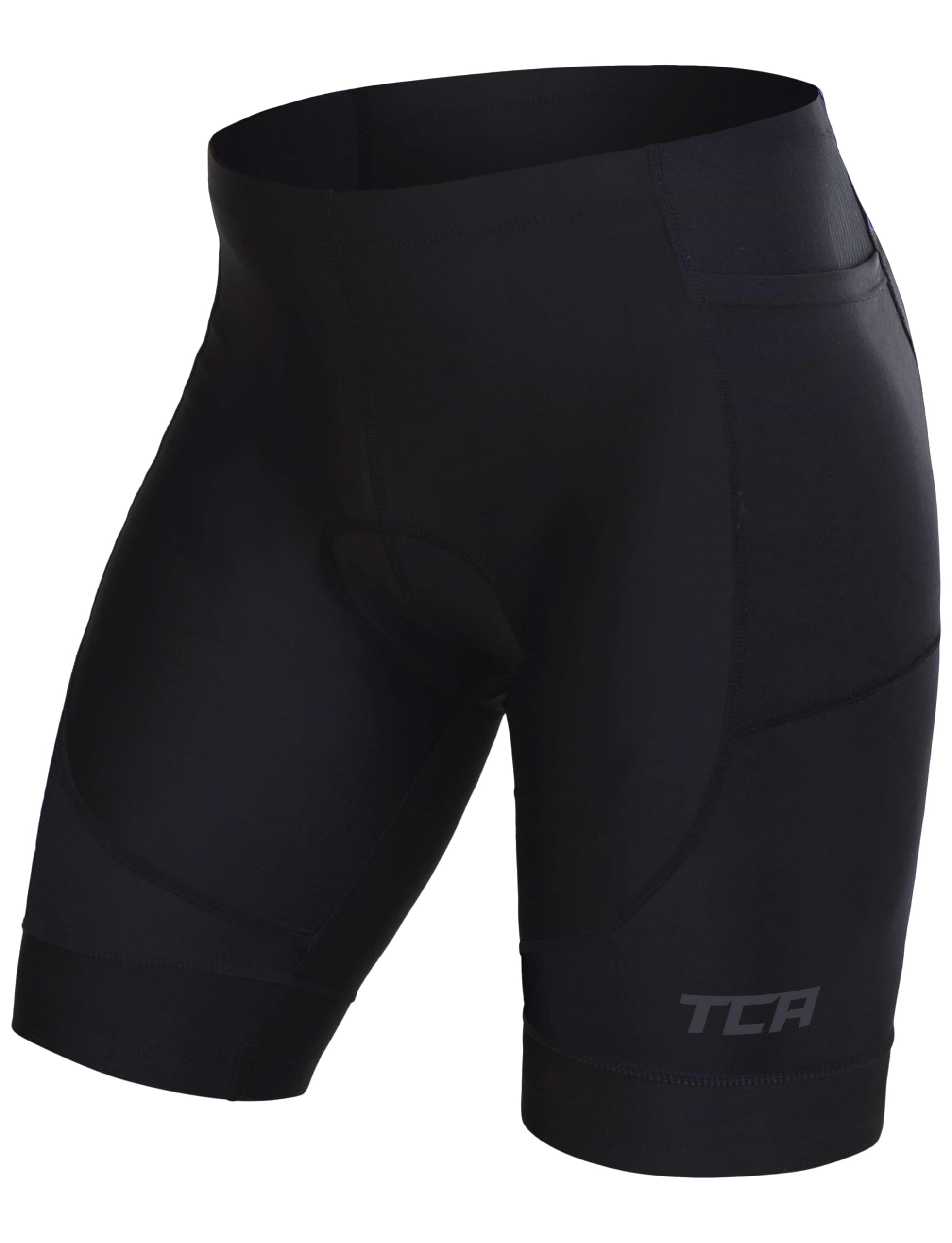 Short De Cyclisme Homme TCA Rembourré - Respirant, Séchage Rapide - Poche Zippée - Anti-dérapant