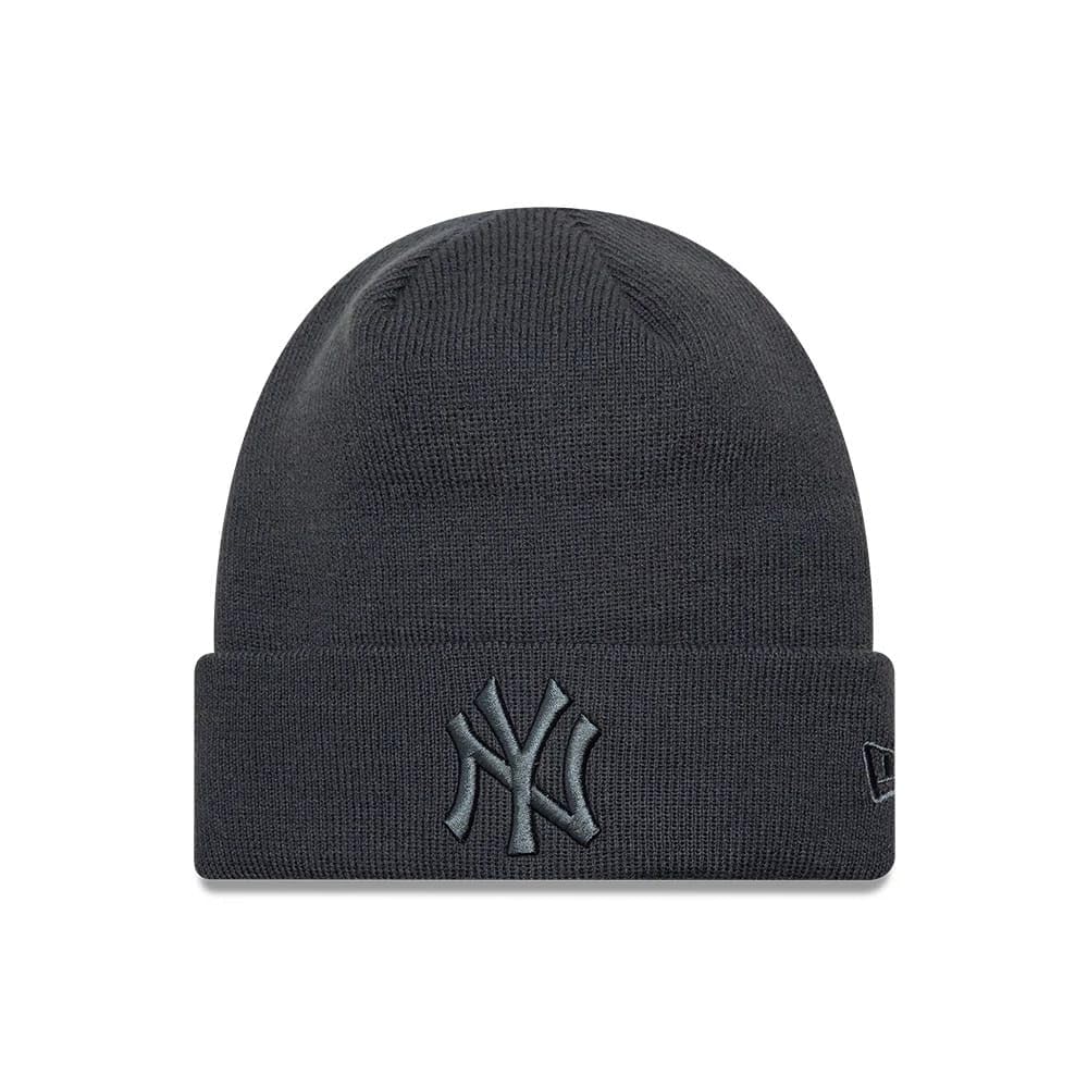 New Era New York Yankees League Essential Beanie Grey