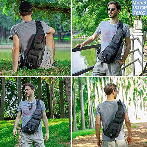 Nicgid Sling Bag Chest Shoulder Backpack Crossbody Bags For Men Women #TOP6
