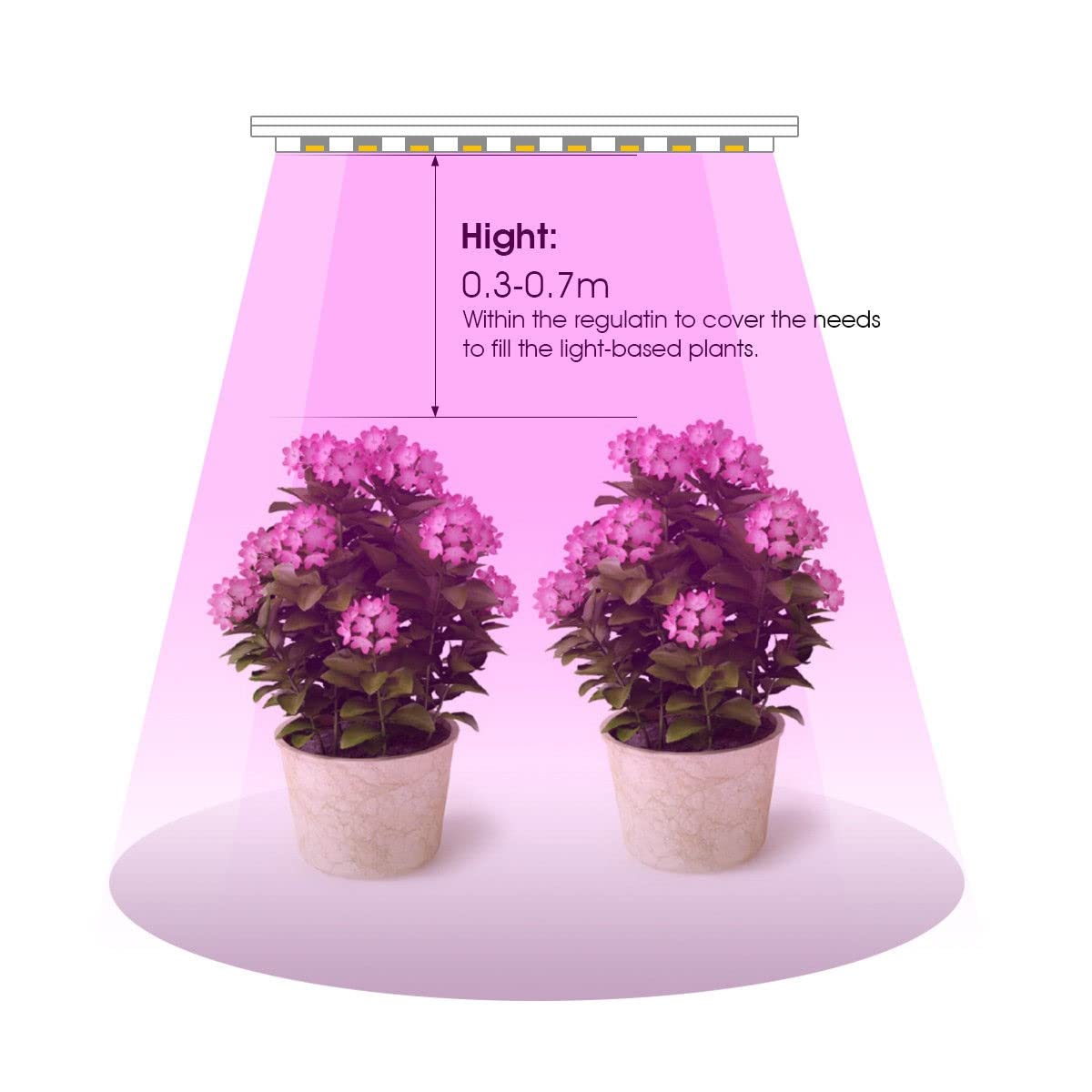 Amazon.co.jp: 【8本入り】植物育成ライト 赤/青LED 120cm AKATOBA T8