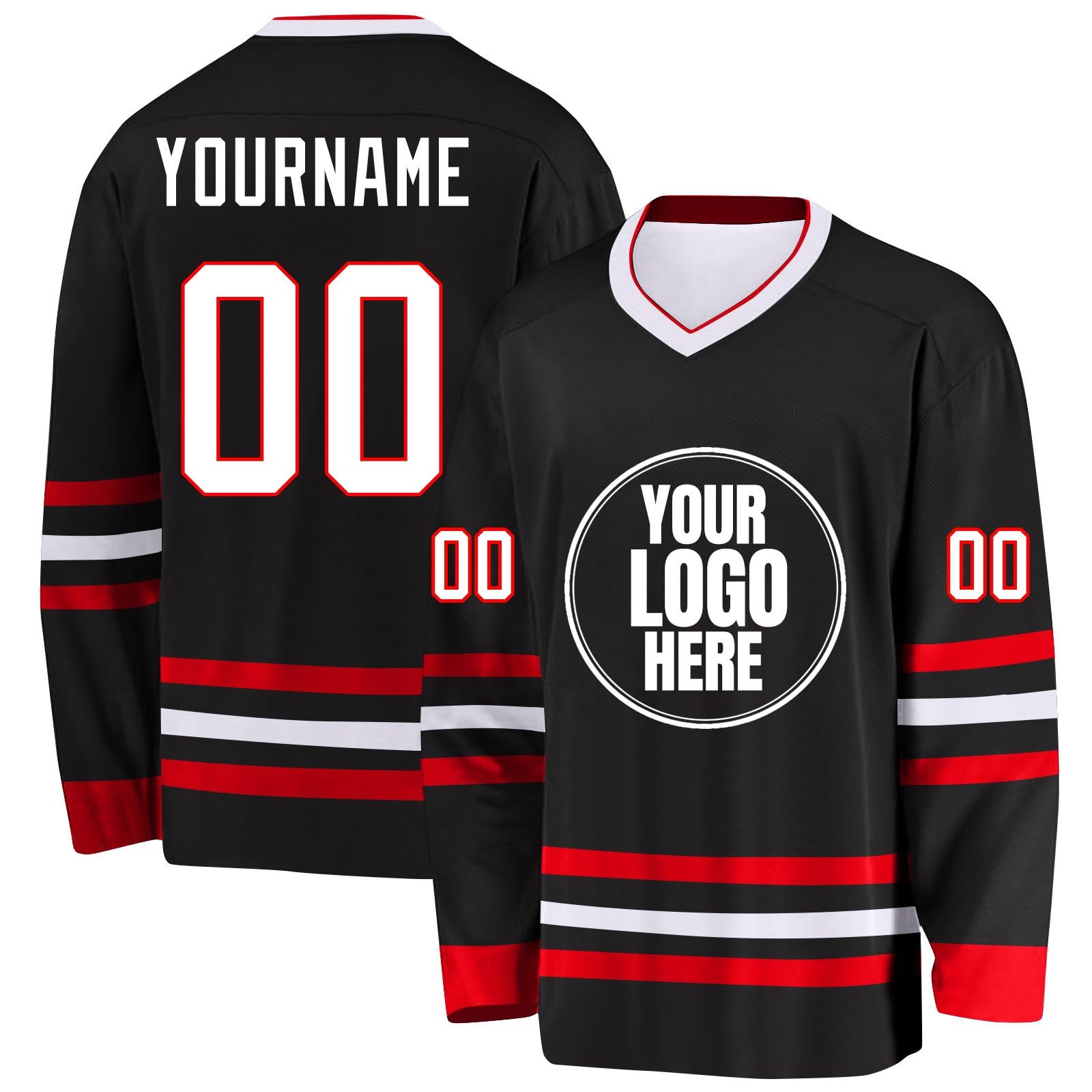 Camisetas de Hockey Personalizadas para Hombres, Mujeres, Adolescentes y Niños