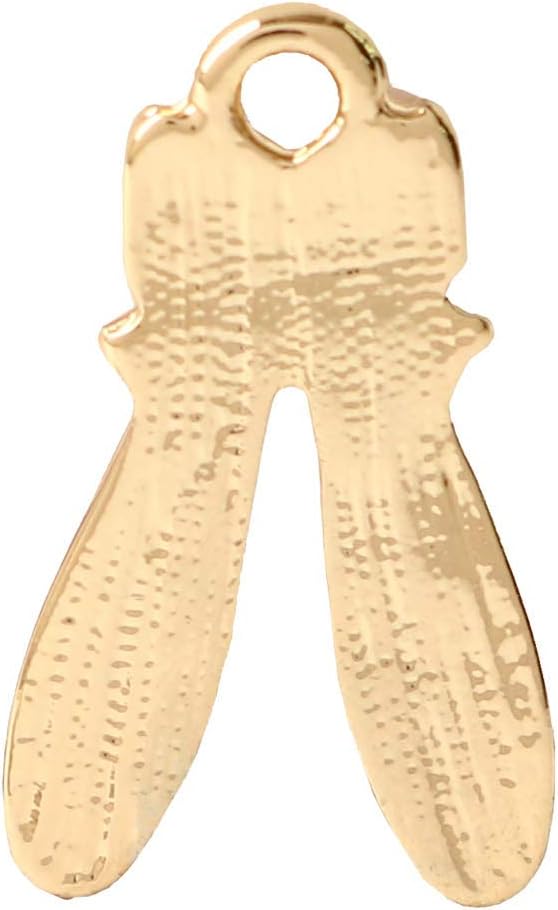 NBK Ballet Shoes, Charm W 0.5 x H 0.8 inches (12 x 21