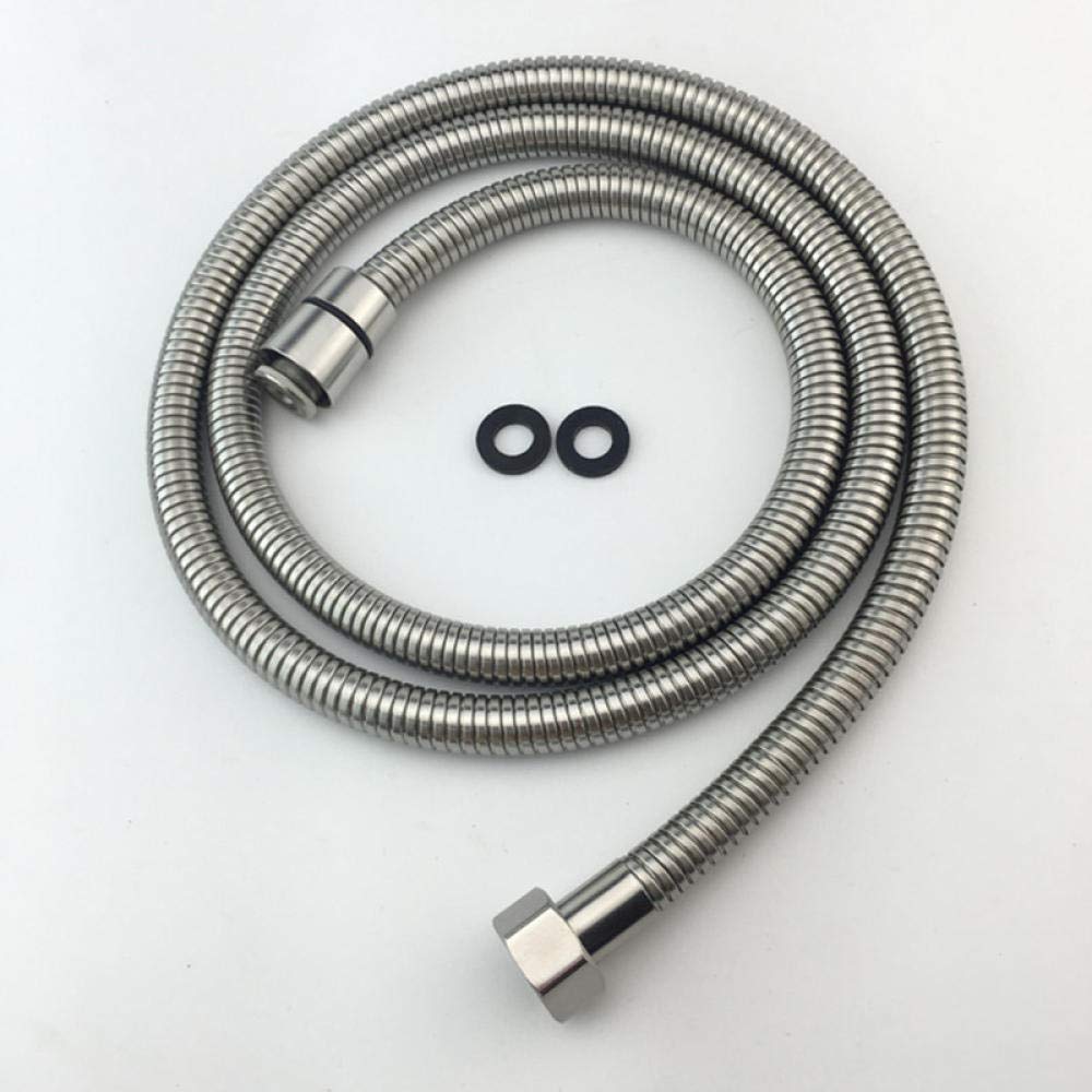 Manguera de ducha de 150cm en acero inoxidable 304 flexible y acabado cepillo para baño
