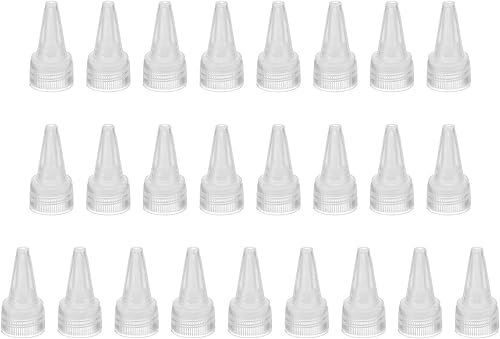 PATIKIL Tapas de botella giratorias, 25 tapas de botella 18410, tapas de repuesto para botellas dispensadoras de pegamento, tapas dispensadoras,