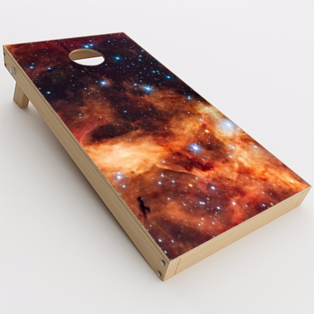 itsaskin1 Skin Decal Vinyl Wrap for Cornhole Game Board Bag Toss (2xpcs.) / Space Storm