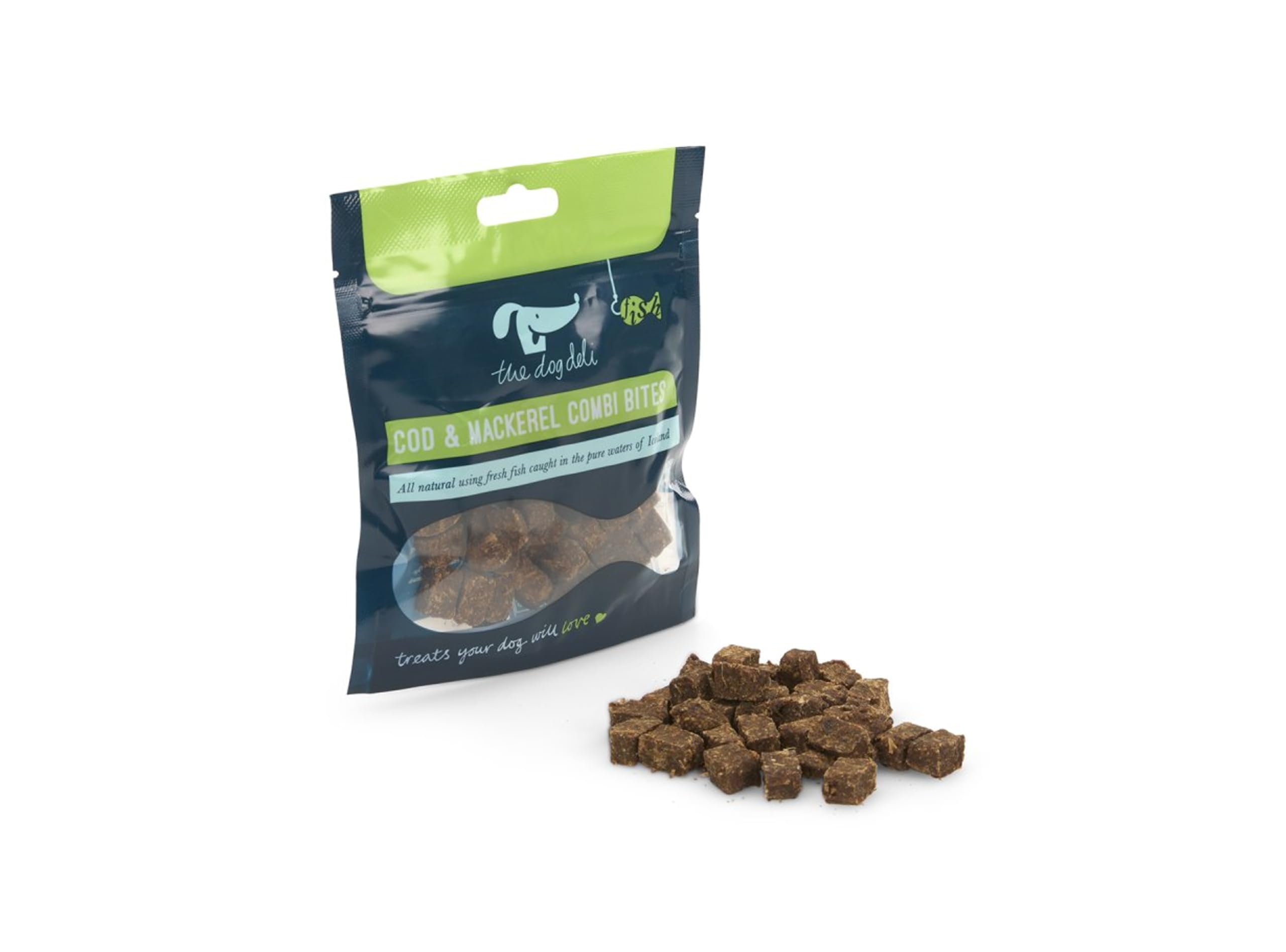 Dog Deli Cod and Mackerel Combi Bites Natural Healthy Dog Treats - 60g