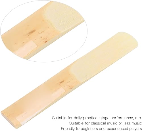 Miniatura 5 de LURI Cañas para clarinete, varillas tradicionales para clarinete Strength 3.0, varillas tradicionales planas para clarinete B, accesorios para