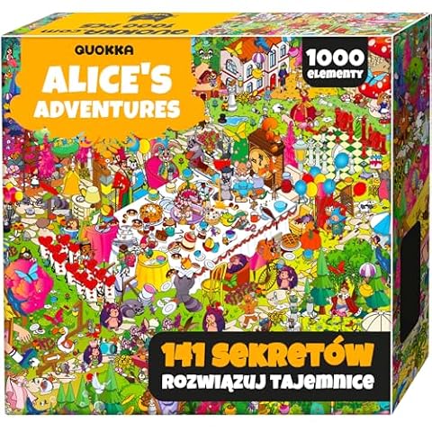 Puzzle 1000 Elementów Dla Dorosłych - Alicja W Krainie Czarów