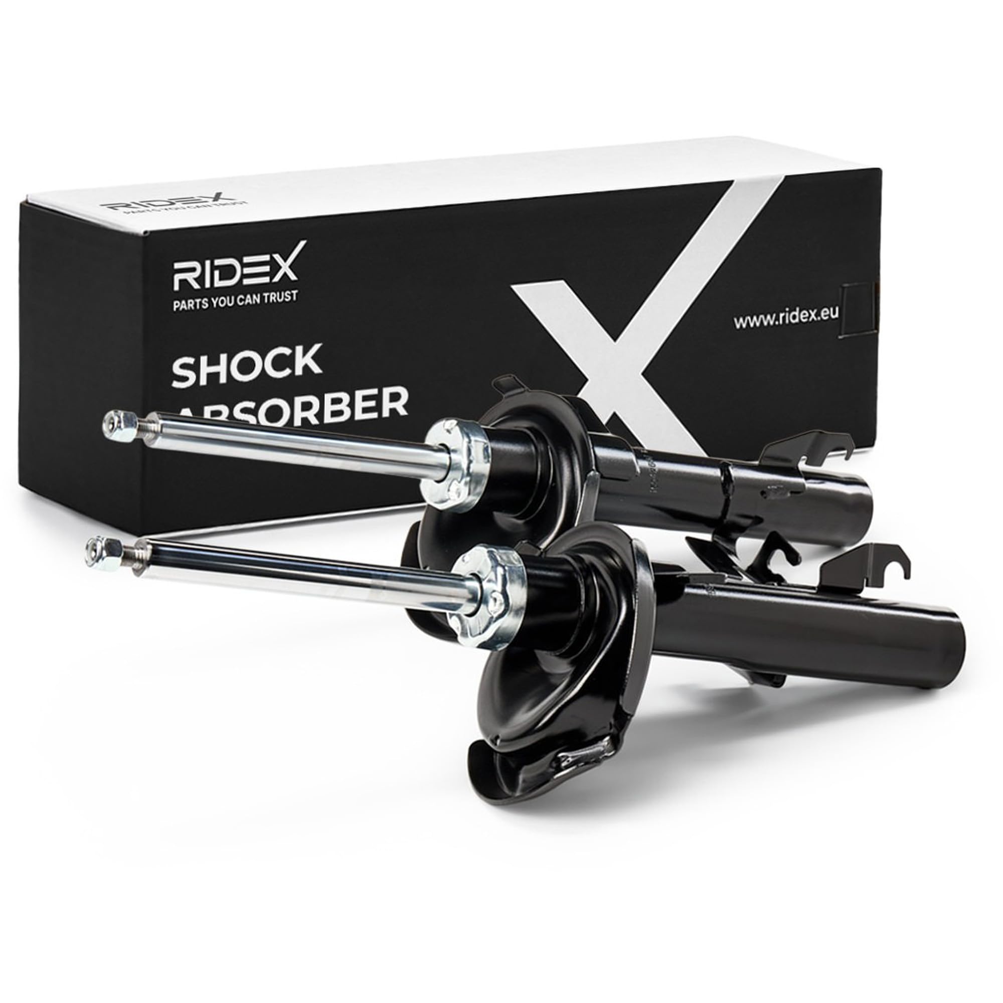 RIDEX 854S1582 2x Amortiguador Delantero Izquierda Delantero Derecha Delantero Compatible con VOLVO V50 545