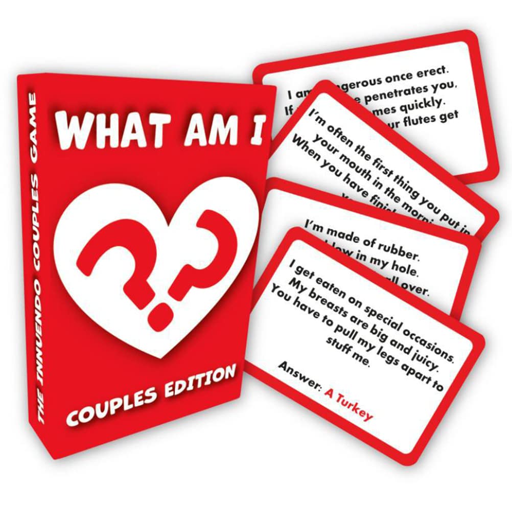 What AM I Couple Editon/What AM I Hen Editon, 50 Cards,Red