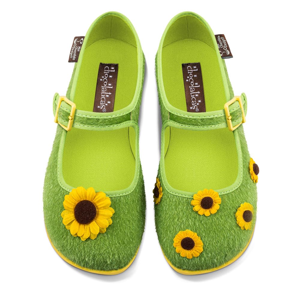 Hot Chocolate Design Chocolaticas Funky Canvas Women's Mary Jane Flat Shoes — view 83