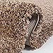 SAFAVIEH Milan Shag Collection Area Rug - 4' x 6', Dark Beige, Solid Design, Non-Shedding & Easy to Clean, Plush Thick Pile, Ideal for Living Room, Bedroom (SG180-1414)