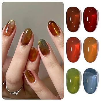 Amazon.com : Born Pretty Jelly Gel Nail Polish, Sheer
