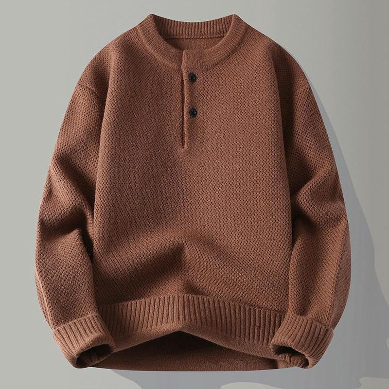 Pull à manches longues pour homme en maille tendance de qualité supérieure