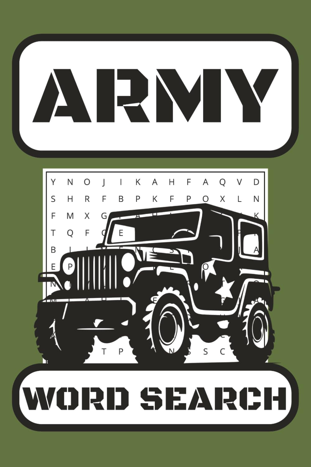 Army Word Search: Fun and Relaxing Puzzles for Focus and Brain Training